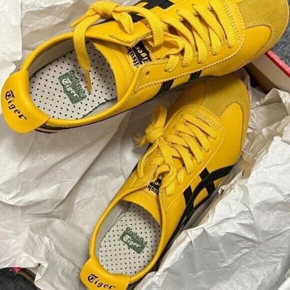 Onitsuka Tiger Mexico 66 SD Sneakers Yellow Black - Picture 5 of 6